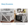 Countertop Microwave Stand Storage Shelving Unit Small Oven Shelf Microwave Rack