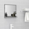 Bathroom Mirror Engineered Wood Toilet Wall Mirror Multi Colours/Sizes vidaXL