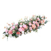 Artificial Flower Row Arrangement DIY Wedding Arch Top Table Backdrop Deco 100CM