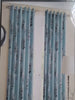 Tivoli Floral Print Ring Top Blackout Eyelet Curtains Duck Egg NEW