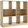 8 Cube Oak Wooden Bookcase Shelving Display Shelves Storage Unit Wood Shelf