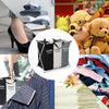 Laundry Basket Hamper Clothes Bin Organiser Folding Light Dark Colour 3 Section