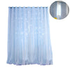 Star Blackout Window Curtains Hollow Thermal Insulated Home Bedroom Living Room