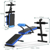 Adjustable Sit Up Bench Foldable Abdominal Training Workout Machine LCD Monitor