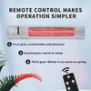 Aluminium Wall Mount Patio Heater Ajustable Power Infrared Outside Garden Warmer