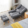 Orthopedic Recliner Armchair Fireside Relax Sleeper Sofa Chair and Footstool Set