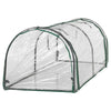 Big Clear Plastic Tunnel Grow Tent Greenhouse Cover Plants Hoop Metal Frame Box