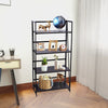 4 Tier Bookshelf Home Office Industrial Bookcase Wooden Storage Display Shelves