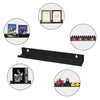 6PCS Carbon Steel Record Shelf Stand Wall Mounted Record Holder CD Album Display