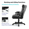 Black Office Executive Racing Gaming Chairs Swivel Leather Computer Desk Chair