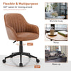 PU Leather Ergonomic Desk Chair Modern Home Office Chair Adjustable Height