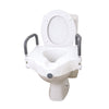 Portable Elevated Riser Seats with Handles for Elder Toilet Seat Lifter Bathroom