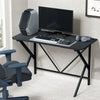 Large 47" Computer Desk with Carbon Fiber Desktop For Home Office Workstation