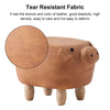 Upholstered Animal Shaped Ottoman Ride-on Footrest Stool Rest Seat TOY Kids New