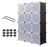 12 Cube Plastic Storage Wardrobe Clothes Organizer Cupboard Closet Cabinet DIY