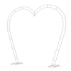 Wedding Heart Arch Stand Backdrop Metal Frame Party Flower Balloons Rack Base UK