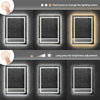 35x27" LED Bathroom Mirror Vanity Mirror Memory Touch Button Waterproof Mirror