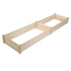 Wood Raised Flower Beds Outdoor Vegetable Planter Pot Garden Bed Flower Displays