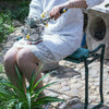 Widen Outdoor Garden Kneeler Seat with Tool Pouch Bag Stool Workseat Reduce Ache