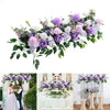 1M Artificial Wedding Arch Rose Flower Row Wall Panel Table Backdrop Party Decor