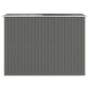 Garden Shed Grey 192x274x223 Galvanised Steel K8R3