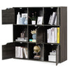 9 Cube Bookcase Shelving Display Storage Unit Wooden Organiser Cupboard Cabinet