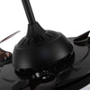 Ceiling Fan LED Light Retractable Blade Living Room Fan Light w/ Remote Control
