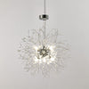LED Ceiling Light Firework Pendant Vintage Lampshade Chandelier Crystal Droplets