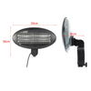 Set of 2 Garden Patio Heater Warmer Wall Mounted Electric Heating 650/1350/2000W