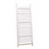 3 Tier Folding Ladder Shelf White Storage Plant Flower Book Shelves Shoe Rack UK