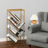 6 Tree Branches Display Furniture Ladder Shelf Metal Storage Book Rack Bookshelf