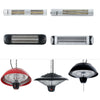 Wall-Mounted/Hanging Electric Patio Heater Infrared Garden Outdoor Heat Settings