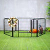 Large 6/8Panel Pet Dog Cat Playpen Tent Heavy Duty Fence Kennel Cage Crate Fence