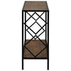Vintage 2-Tier Console Table Sofa Desk for Living Room Entryway Hallway Furnitur