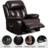 Recliner Armchair 8 Point Electric Heated Massage Sofa Arm Chair Lounge Home