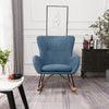 NEW Rocking Chair Upholstered Armchair Leisure Recliner Padded Seat Rocker Chair