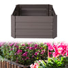 Garden Raised Vegetable Grow Bed Anti-corrosion Metal Flower Planter Box