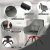 1/2/4/6 Velvet Swivel Dining Chairs Padded Seat Accent home & restaurants