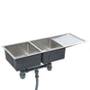 Handmade Kitchen Sink Plumbing Utility Waste Basin Stainless Steel