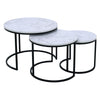 Nest of Tables 2 3 Table Unit LivingRoom Side Lamp Coffee Furniture MarbleEffect