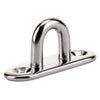 4pcs Marine Boat Stainless Steel Oblong Pad Eye Plate Staple Ring Hook UK 5MM