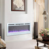 Insert/Wall Mounted Fireplace Electric Fire 12 LED Flame Colour with Remote 36"