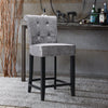 Crushed Velvet Bar Stool Back Knocker Studded Kitchen Breakfast Bar Stools Chair