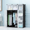 Plastic Storage Wardrobe Clothes Shoe Shelf Organizer Cupboard Closet Cabinet