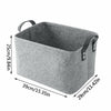 Felt Laundry Bag Toy Book Storage Basket Closet Hamper Shelf Box Home Organizer