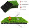 Artificial Grass Lawn Interlocking Patio Deck Tiles Fake Decking Garden Balcony