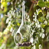 6-36PC Glass Teardrop Shaped Tea light Candle Holders Bauble Wedding Centerpiece