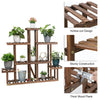 Outdoor Indoor Pot Plant Stand Garden Wooden 5 Tier Planter Corner Shelf Display