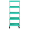 5-Tier Kitchen Trolley Iron and ABS Suitable for categorization sturdy