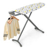 Foldable Ironing Board w/ Extra Cover Height Adjustable Iron Table w/ Iron Rest